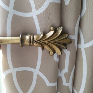 JCP Home set of 2 curtain hold backs